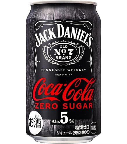 Amazon.co.jp: ジャックダニエル＆コカ・コーラ 7% ［ウイスキー350ml